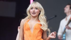 Sabrina Carpenter at Radio 1's Big Weekend 2024's poster