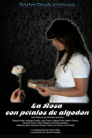La rosa con pétalos de algodón's poster