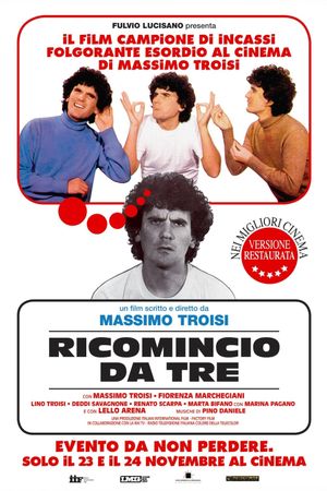 Ricomincio da tre's poster
