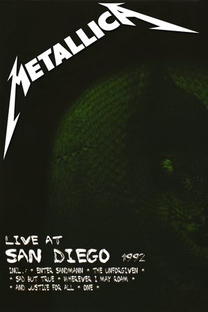 Metallica: Live at San Diego's poster