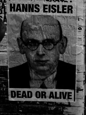 Wanted! Hanns Eisler's poster