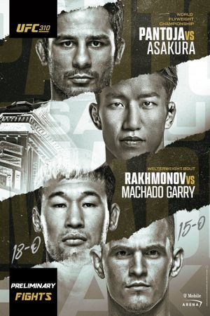 UFC 310: Muhammad vs. Rakhmonov's poster