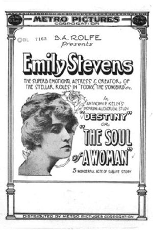 Destiny: or, the Soul of a Woman's poster