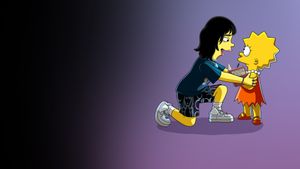 The Simpsons: When Billie Met Lisa's poster