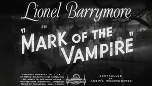 Mark of the Vampire's poster