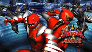 Bakuryuu Sentai Abaranger vs. Hurricaneger's poster