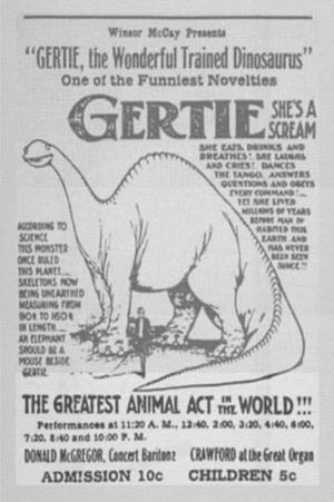 Gertie the Dinosaur's poster