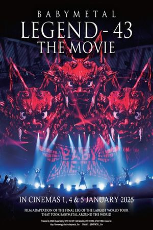 Babymetal: Legend 43 - The Movie's poster