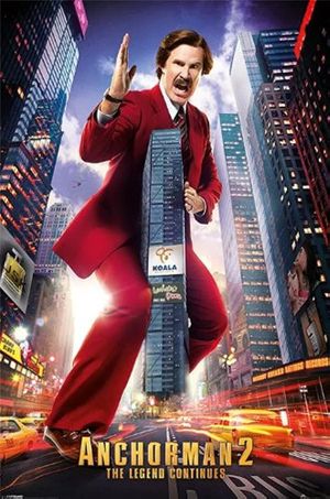 Anchorman 2: The Legend Continues's poster