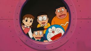 Doraemon: Nobita and the Knights on Dinosaurs's poster