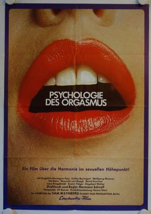 Psychology of the Orgasm's poster