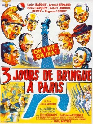 Trois jours de bringue à Paris's poster