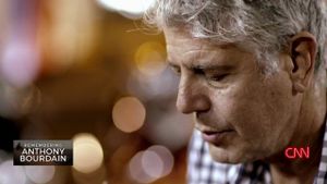 Remembering Anthony Bourdain's poster