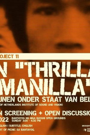 Een Thrilla in Manila: De Filipijnen Onder Staat Van Beleg's poster