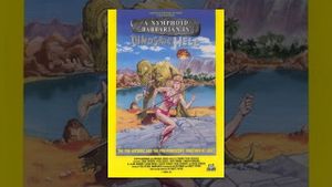 A Nymphoid Barbarian in Dinosaur Hell's poster