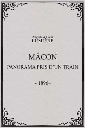 Mâcon : panorama pris d’un train's poster