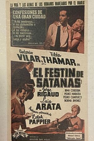 El festín de Satanás's poster