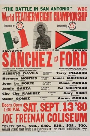 Salvador Sanchez vs. Patrick Ford's poster image