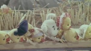 A Puppy and Seven Goslings's poster