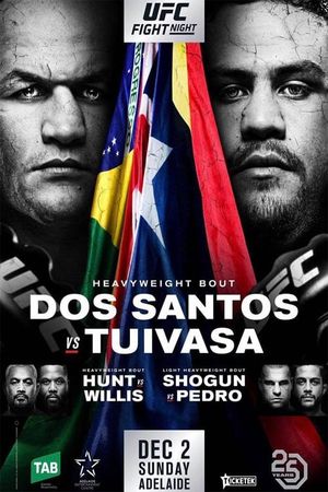 UFC Fight Night 142: dos Santos vs. Tuivasa's poster