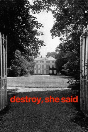 Destroy, She Said's poster