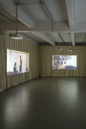 Art installation of ILOVERUSS's poster