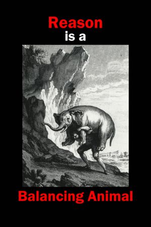 Reason is a Balancing Animal's poster
