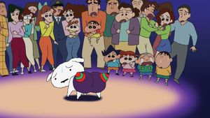 Kureyon Shinchan: Arashi o Yobu: Utau Ketsudake Bakudan!'s poster