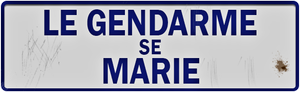 The Gendarme Gets Married's poster