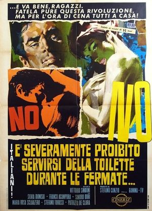 Italiani! È severamente proibito servirsi della toilette durante le fermate's poster