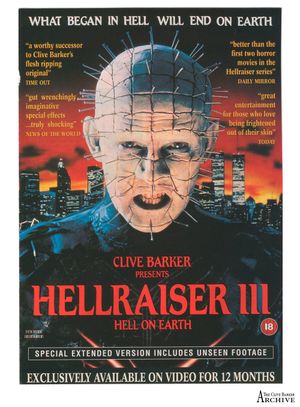 Hellraiser III: Hell on Earth's poster
