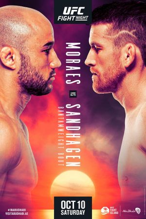 UFC Fight Night 179: Moraes vs. Sandhagen's poster