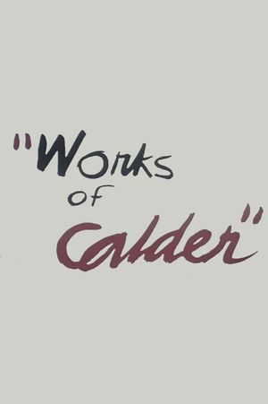 Works of Calder's poster
