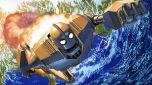The Giant's Dream: The Making of the Iron Giant's poster