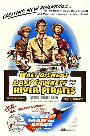 Davy Crockett and the River Pirates's poster