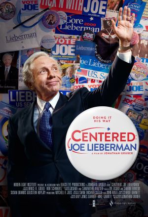 Centered: Joe Lieberman's poster