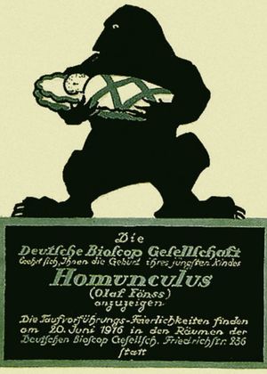 Homunculus, 3. Teil - Die Liebeskomödie des Homunculus's poster