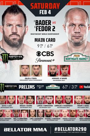 Bellator 290: Bader vs. Fedor 2's poster