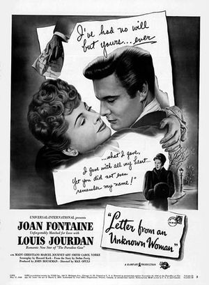 Letter from an Unknown Woman's poster