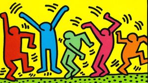 The Universe of Keith Haring's poster