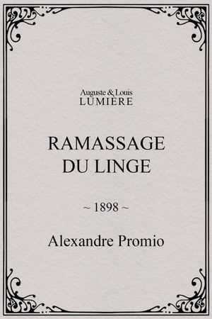 Ramassage du linge's poster