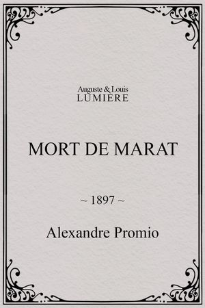 Death of Marat's poster