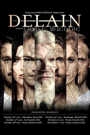 Delain - Danse Macabre live at TivoliVredenburg's poster