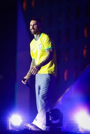 Maroon 5 live at The Town São Paulo Brazil's poster