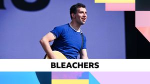 Bleachers: Readings and Leeds Festival 2024's poster