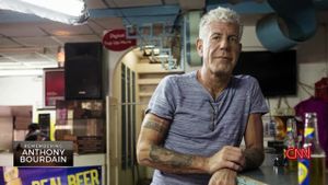 Remembering Anthony Bourdain's poster