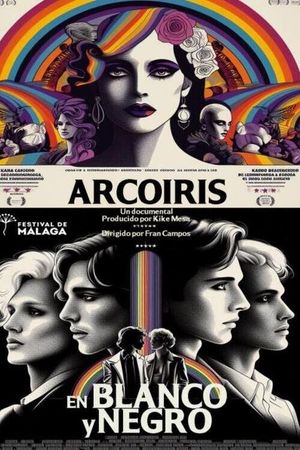 Arcoiris en blanco y negro's poster