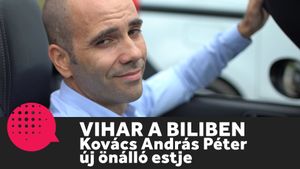 Dumaszínház:  Vihar a biliben - Kovács András Péter önálló estje's poster