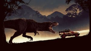 Jurassic Park's poster
