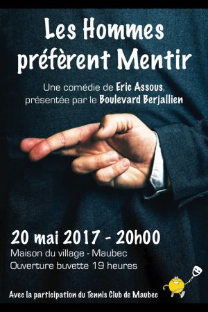 Les hommes preferent mentir's poster